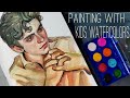 Painting with kids watercolors