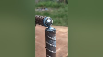 few people know how to weld very strong concrete steel joints by welding