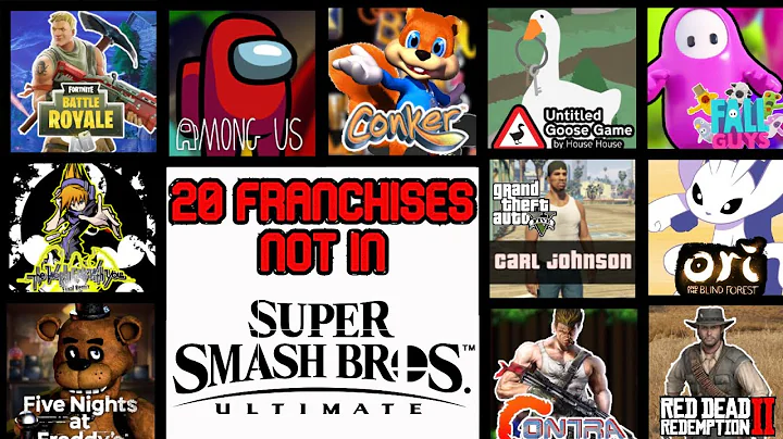 20 Characters NOT Playable in SMASH BROS ULTIMATE