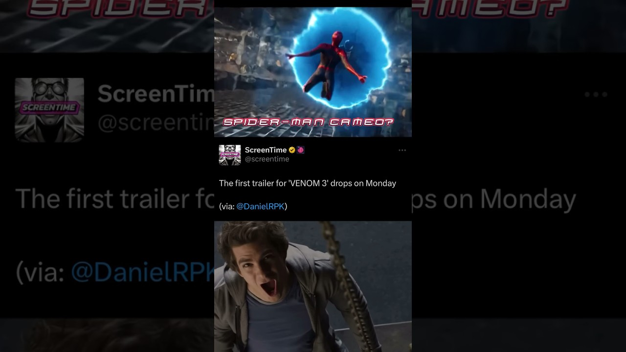FIRST VENOM 3 TRAILER COMING SOON #spiderman