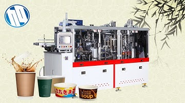 High Speed Paper Cup Machine for 1L Ice Cream Container Speed 110pcs/min