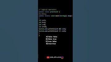 Java Program based on logical operator #coding #javaprogramming #java