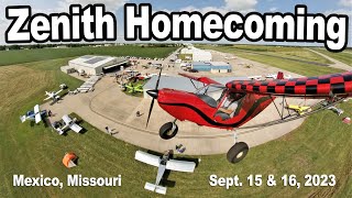 Zenith Aircraft Homecoming / Open Hangar Days and Fly-In: September 15 &amp; 16, 2023
