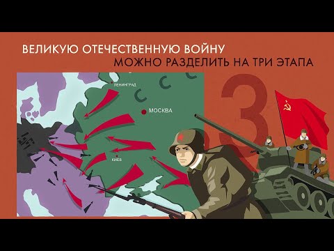 Этапы Великой Отечественной за 1 минуту