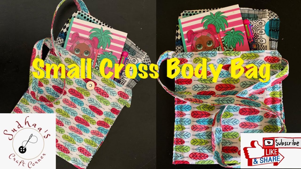 DIY crossbody bag | Small Crossbody bag Tutorial - YouTube