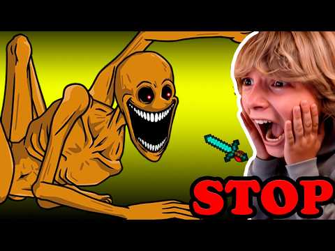 67 Kid React - Among Us Escape VERITY in Minecraft Survival Mode - AMONG US FUNNY ANIMATION
