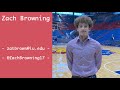 Zach browning 2023 iustv application reel