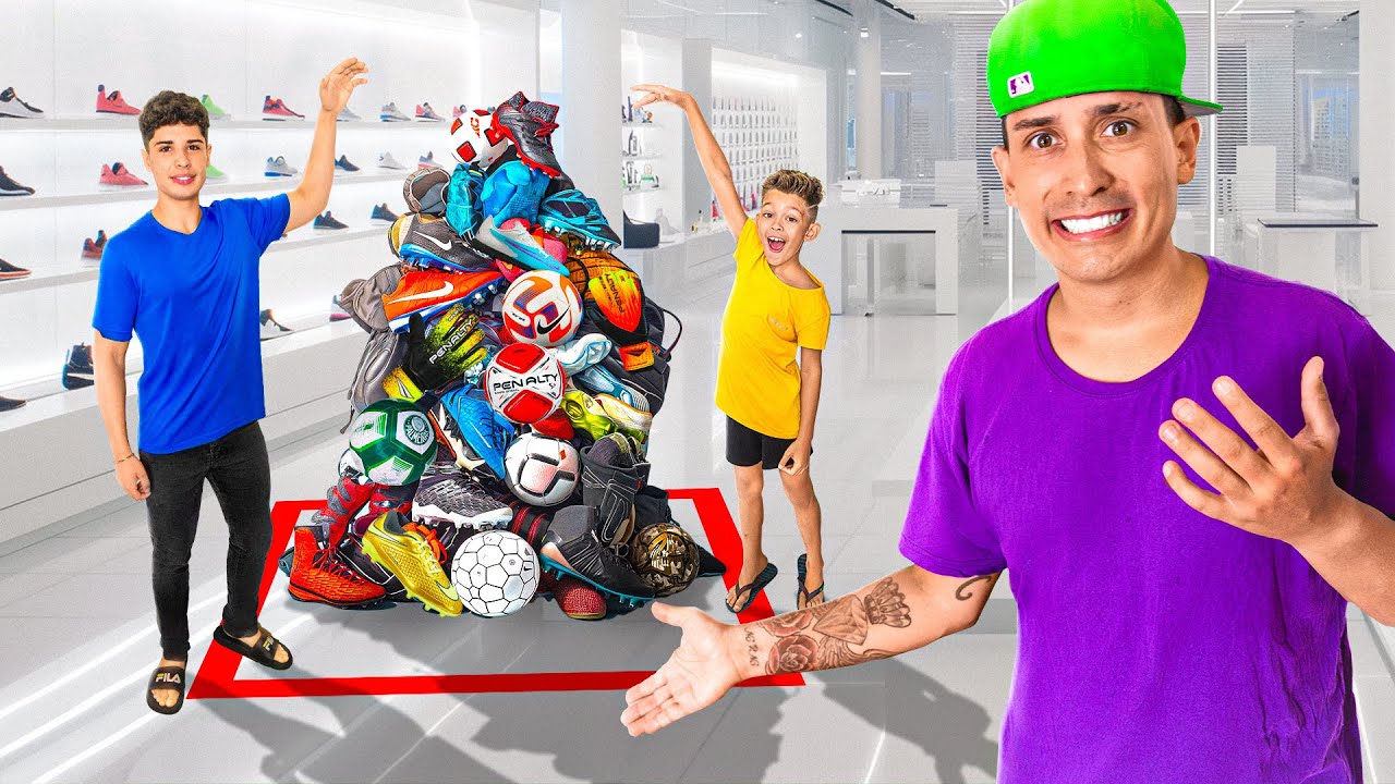 TUDO DE FUTEBOL QUE COLOCAR NO QUADRADO EU VOU COMPRAR