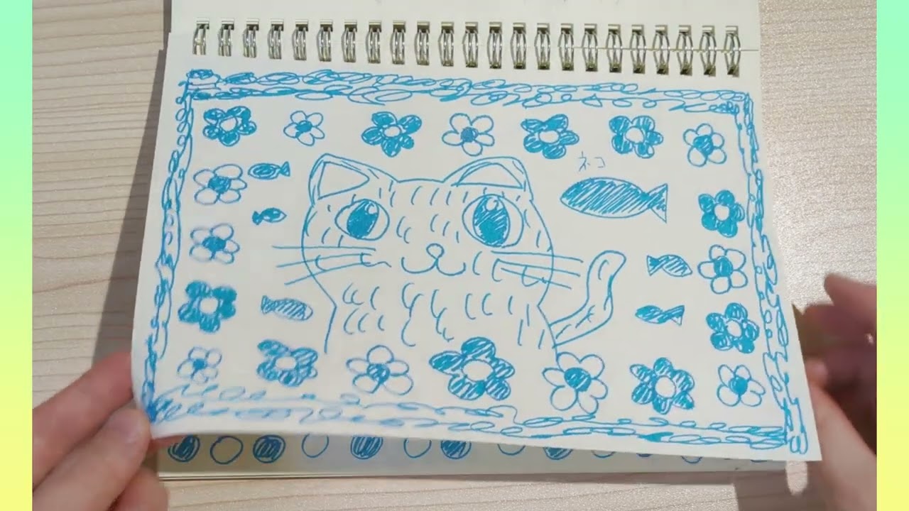 ガラスペンでかきました🐳 - YouTube