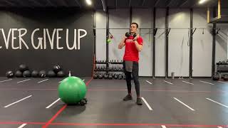 Dumbbell: Press Jacks