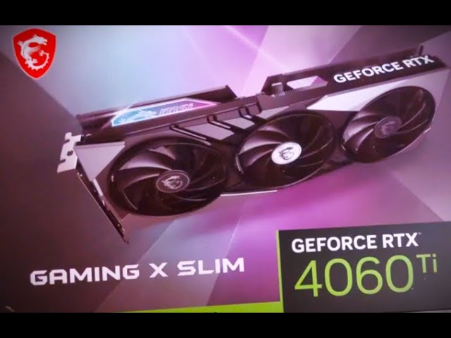 MSI GeForce RTX™ 4060 Ti GAMING X SLIM 16G