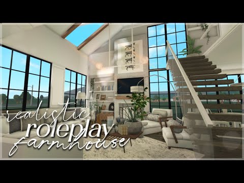 Bloxburg | 2-Story Realistic Roleplay Farmhouse 180k | Roblox | House Build