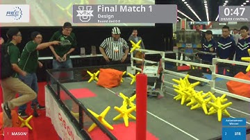 2017 VEXU Design Finals 1 - MASON1 vs IFR - 3 to 35