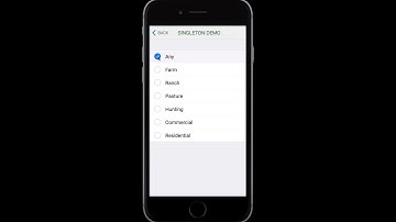 Framework7 Plugin - Singletons for Smart List options