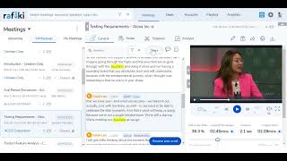 Transcript Search in Rafiki screenshot 2