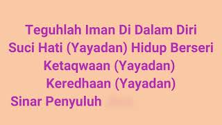 (KARAOKE) Sharifah Aini -Yayadan