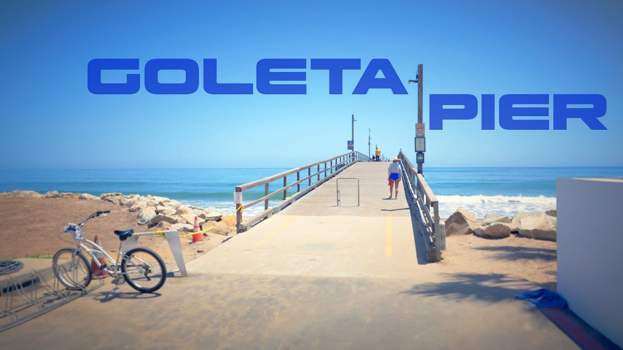 Beach & Pier Walk - Goleta Beach Park [4K HDR]