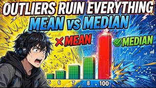 Mean vs Median Explained: How Outliers RUIN Your Data | Data Science for Beginners