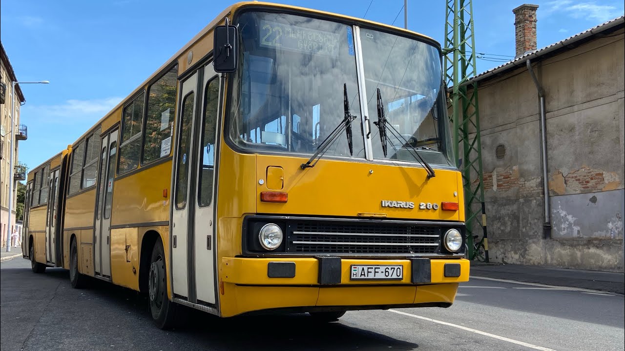 AFF-670 (Ikarus 280.52) brutális hanggal a győri 31-es járaton