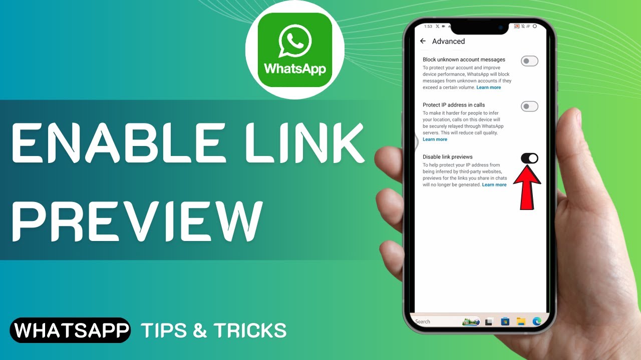How To Enable Link Preview In WhatsApp | Fix Link Preview Not Showing On WhatsApp
