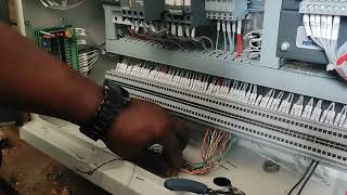 elevator adco panel dismantle install HP mount MT 73 complete wiring change