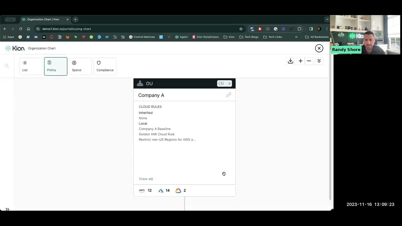 Kion Live Tour Demo November 2023