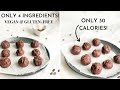 30 calorie truffles  4 ingredient truffles  healthy chocolate truffles  weight loss recipes