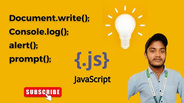 Document.Write(), Console.log()... || Some Important Method and functions in JavaScript @CodingKro1