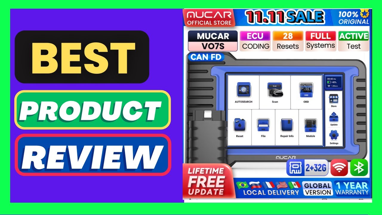 MUCAR VO7S CANFD Professional Scan Tool