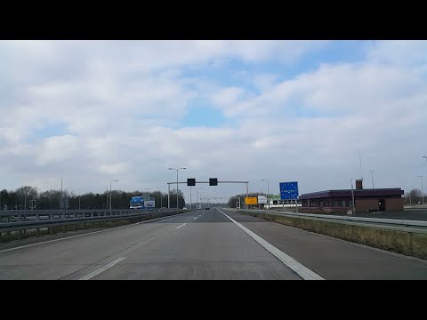 Wegvideo Duitsland: Düsseldorf Luchthaven A44 Toerit 31 Flughaven»A57 Grensovergang Goch (Deel 2).