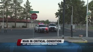 Information Pedestrian critically injured after being struck near Bonanza, Eastern News