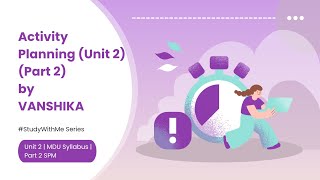 Activity Planning | Unit 2 | Part 2 | Complete MDU syllabus | #studywithme 