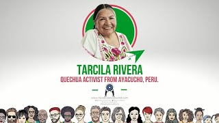 &quot;We really need a new eco-social contract&quot;, Tarcila Rivera Zea, Quechua Activist, at #PeoplesSummit