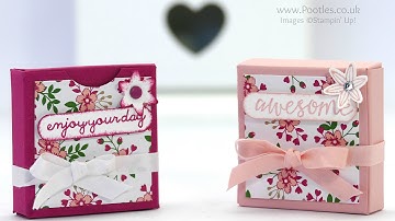 Way Back Wednesday No Stick No Glue Box Tutorial