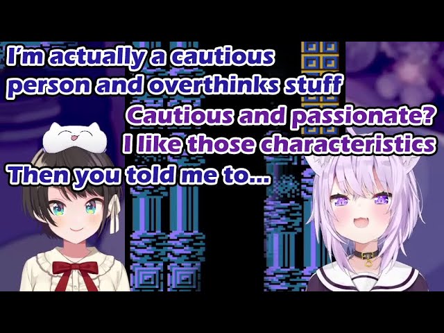 A cautious, but passionate person, Subaru inspired by what Okayu