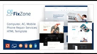 Fixzone - Computer Electronics And Phone Repair Html Template Themeforest Templates