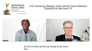 #147 Operational Excellence Mindset starts at the top 2 min tip with Calvin Williams