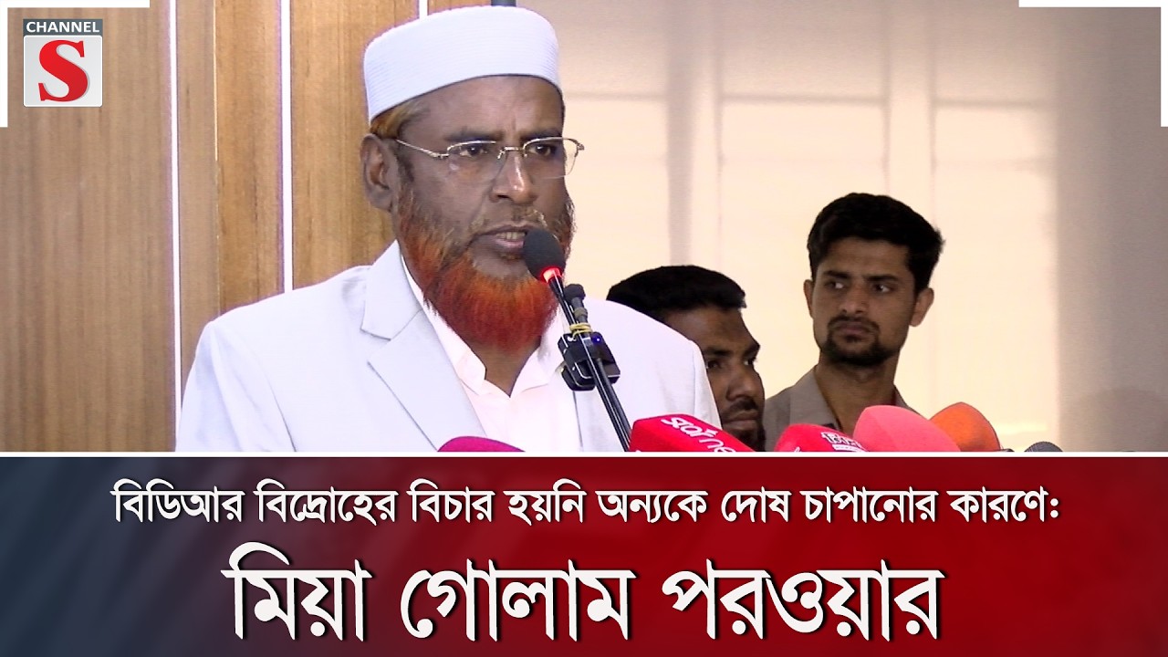 বিডিআর বিদ্রোহের বিচার হয়নি অন্যকে দোষ চাপানোর কারণে: মিয়া গোলাম পরওয়ার | Channel S News