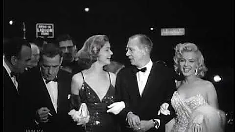 Marilyn Monroe - The Premiere Of "How To Marry A Millionaire". Movietone News Nov 1953
