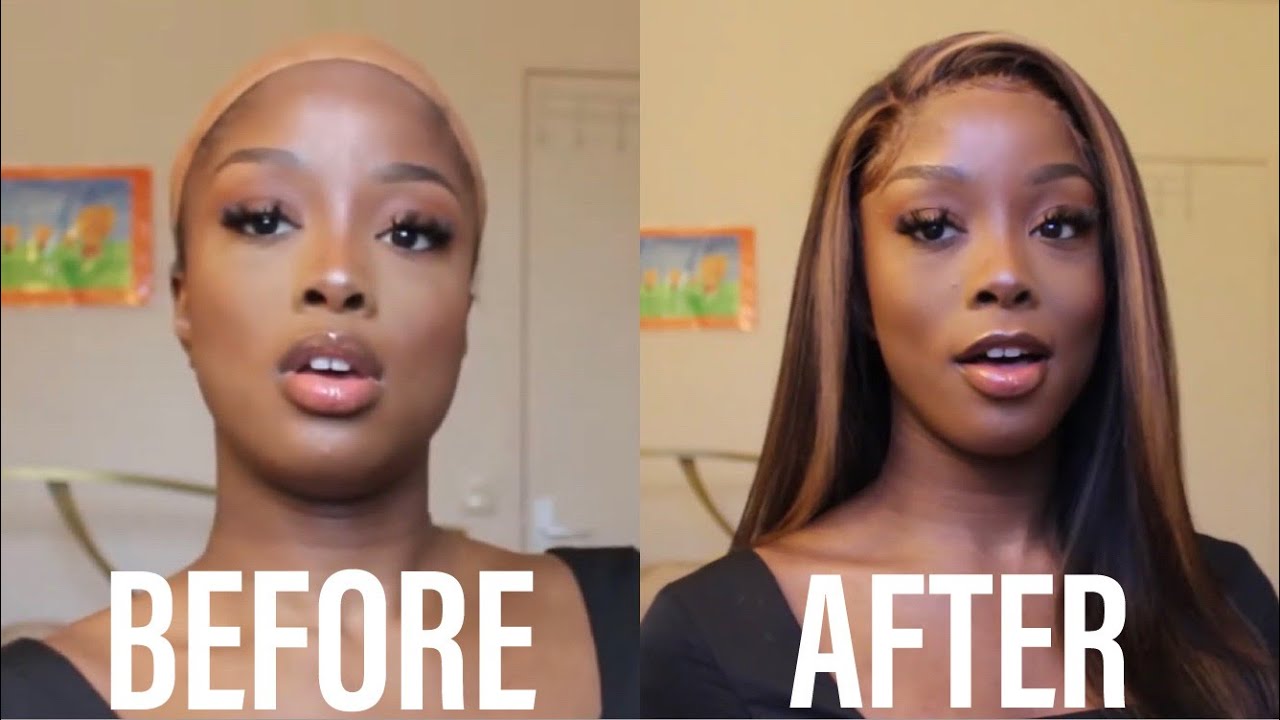 How To: Very Detailed GLUELESS Method Lace Frontal Install ...