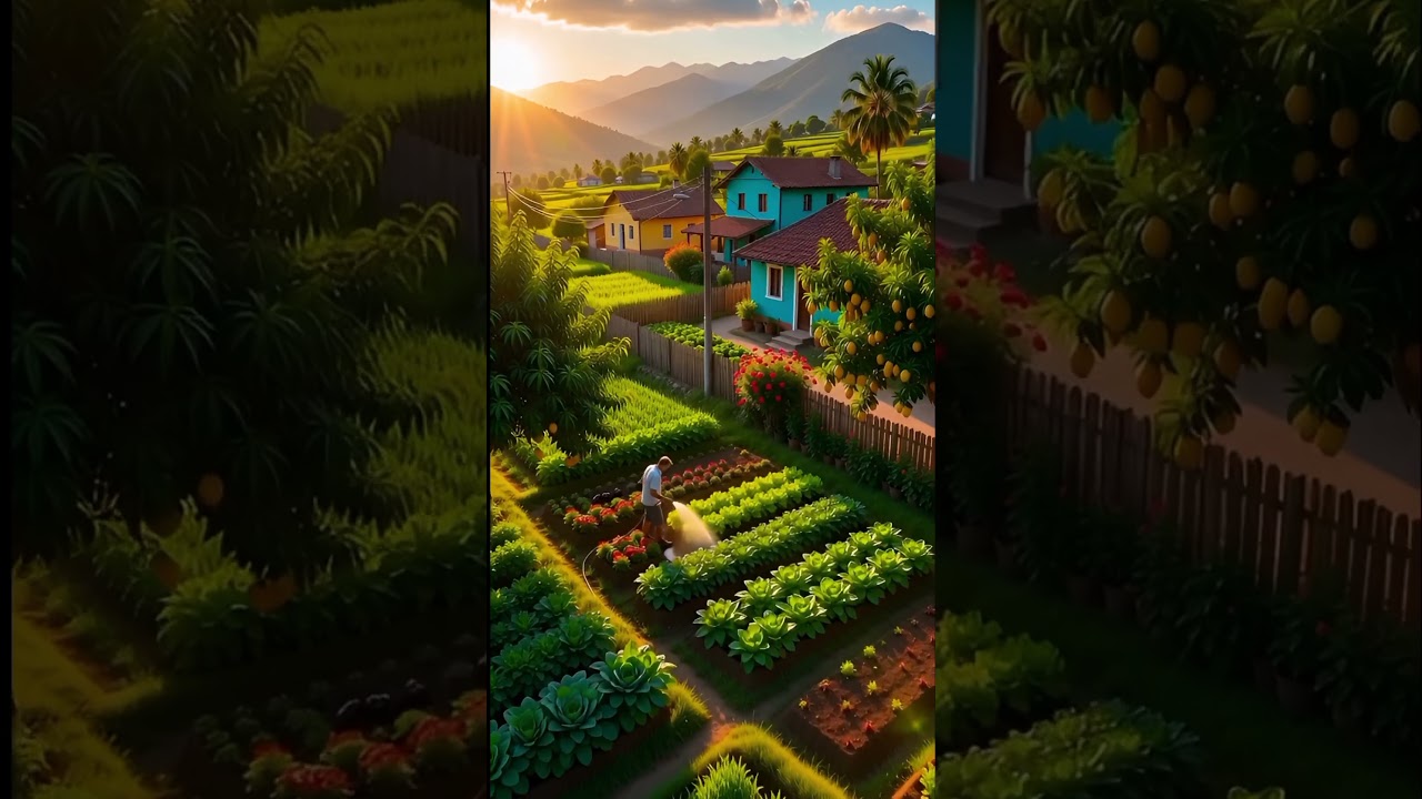 This Village Feels Like a Peaceful Dream 🌿 