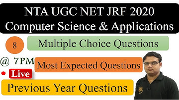 Computer Science Most Expected Questions | Important Questions | NTA UGC NET JRF 2020 | Class 8