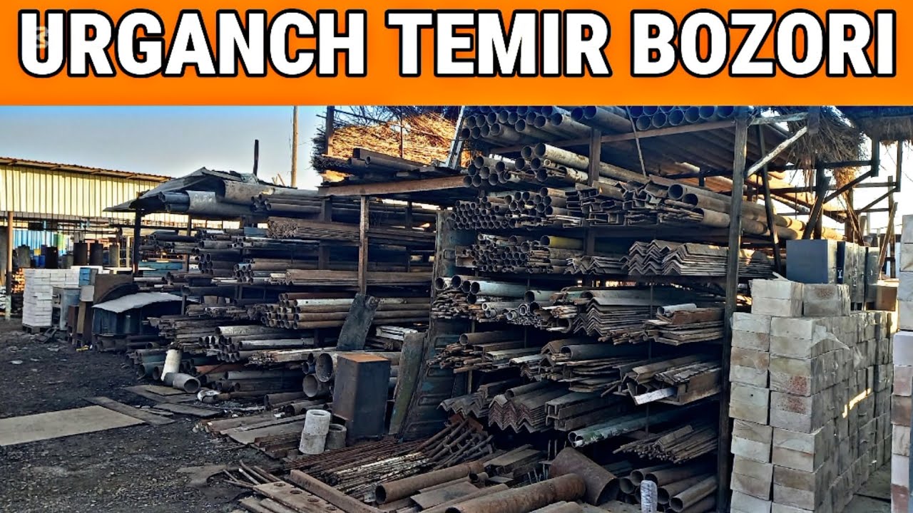 URGANCH TEMIR BOZORI TRUBA, BATARYA, KATYOL, TEMIR NARXLARI 