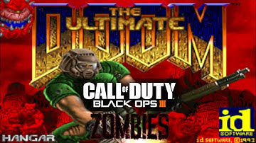 DOOM E1M1 - Hangar V1.0: Zombies Custom Map (Call of Duty Black Ops 3 Highlights and Funny Moments)