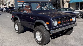 Classic Ford Bronco Dark Blue Paint.(Greenwich Connecticut Car Spotting !!) screenshot 5