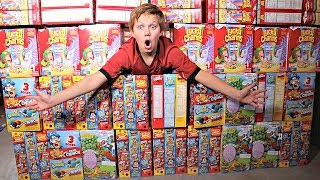 Worlds Smallest Cereal Box Fort