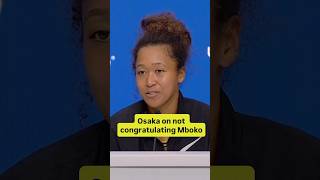 Naomi Osaka On Not Congratulating Vicky Mboko After Montreal Final Usta