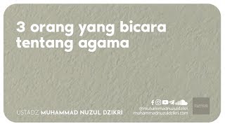 3 ORANG YANG BICARA TENTANG AGAMA (2 menitan!)