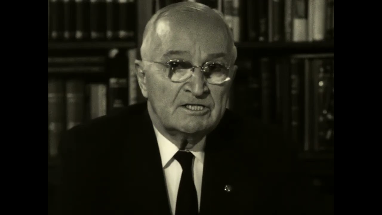 Thumbnail for 1960s Interview 🎞️ Harry S. Truman on Using the Atomic Bomb to End WWII • 4K 60FPS