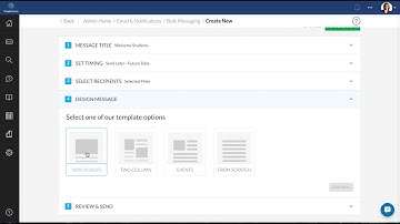 PeopleGrove Tutorial – Admin Tools, Bulk Messaging